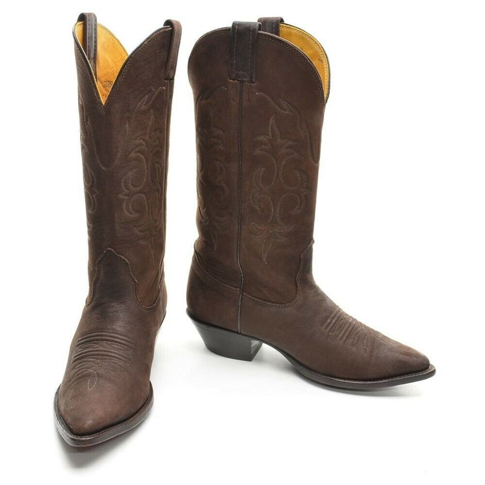 Nocona Brown Western Boots - Picture 2 of 6
